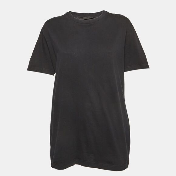 Prada Tops - Prada Black Jersey Crew Neck T-Shirt Xl